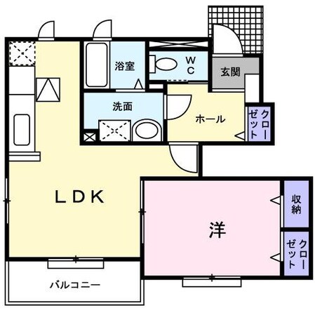 サンメゾン津高の物件間取画像